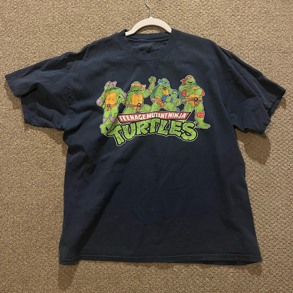 vintage Teenage Mutant Ninja Turtles Navy Blue tee